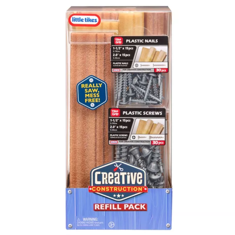 Little Tikes Creative Construction puit, naelad ja kruvid komplekt