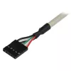 StarTech.com 2 pordiga USB A emane pesa adapter, 2 x IDC, 2 x USB A, 0,286 m, hõbedane