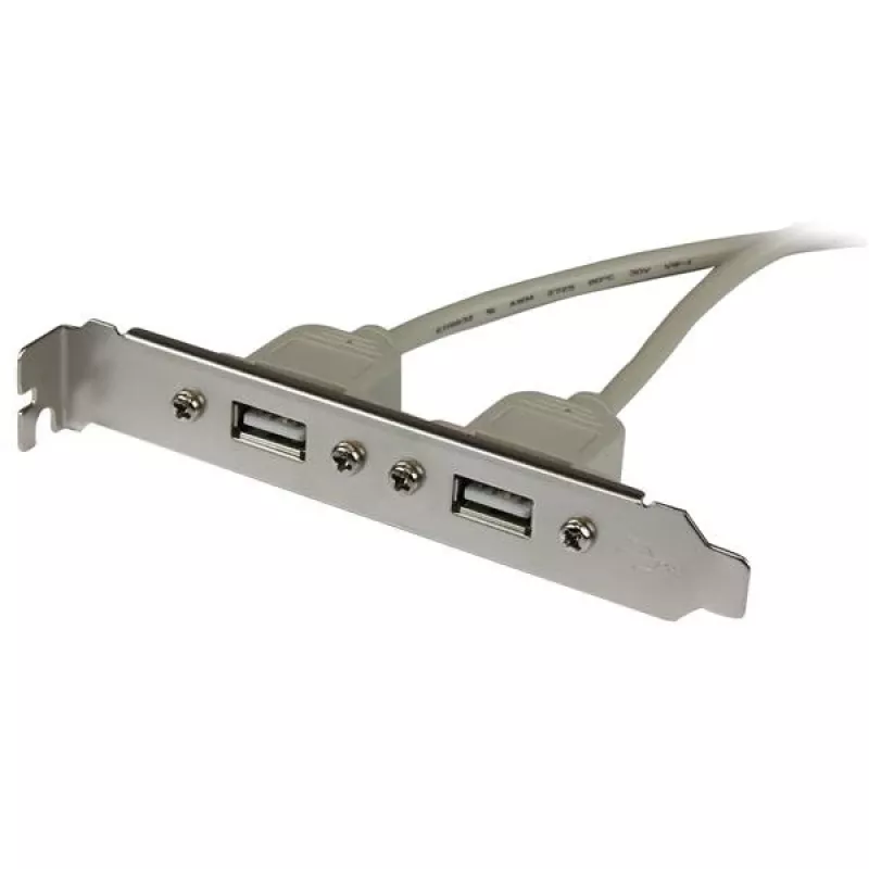 StarTech.com 2 pordiga USB A emane pesa adapter, 2 x IDC, 2 x USB A, 0,286 m, hõbedane