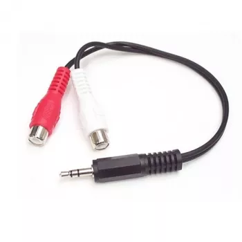 StarTech.com 6-tolline stereohelikaabel - 3,5 mm isane kuni 2x RCA emane