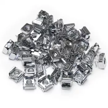 StarTech.com 50 tk M5 puurimutrit serveririiulite jaoks, puurimutter, roostevaba teras, roostevaba teras, M5, CE, TAA, REACH, 223.2 g