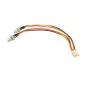 StarTech.com 6in TX3 Fan Power Splitter kaabel, Molex (3-pin), Molex (3-pin), 0.152 m, Male, Female, Assorted colours, valge