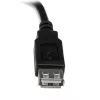 StarTech.com 6in USB 2.0 pikendusadapteri kaabel A kuni A - M/F
