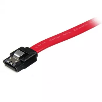 StarTech.com 12-tolline lukustuv SATA-kaabel, 0,304 m, SATA III, SATA 7-kontaktiline, SATA 7-kontaktiline, Isane/Isane, Punane