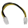 StarTech.com 8in ATX12V 4 Pin P4 CPU toite pikenduskaabel - M/F