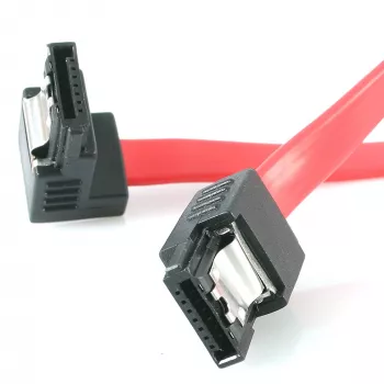 StarTech.com 18in Latching SATA to Right Angle SATA Serial ATA kaabel