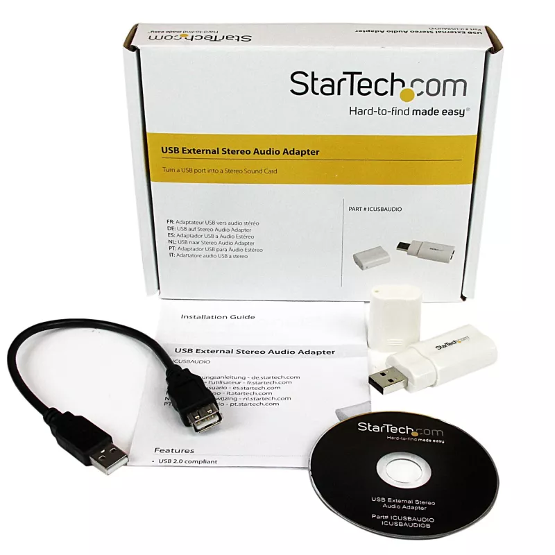 StarTech.com USB-stereoheliadapteri muundur