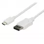 StarTech.com 6ft/1,8m USB-C - DisplayPort 1.2 kaabel 4K 60Hz - USB-C - DisplayPort adapterkaabel HBR2 - USB USB-C DP Alt Mode - DP monotor video kaabel - töötab Thunderbolt 3-ga - valge