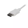 StarTech.com 6ft/1,8m USB-C - DisplayPort 1.2 kaabel 4K 60Hz - USB-C - DisplayPort adapterkaabel HBR2 - USB USB-C DP Alt Mode - DP monotor video kaabel - töötab Thunderbolt 3-ga - valge