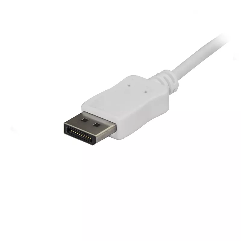 StarTech.com 6ft/1,8m USB-C - DisplayPort 1.2 kaabel 4K 60Hz - USB-C - DisplayPort adapterkaabel HBR2 - USB USB-C DP Alt Mode - DP monotor video kaabel - töötab Thunderbolt 3-ga - valge