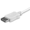 StarTech.com 3 jalga/1 m USB-C–DisplayPort 1.2 kaabel 4K 60 Hz – USB-C–DisplayPort adapterkaabel HBR2 – USB USB-C DP Alt Mode monitori videokaabel – Thunderbolt 3-ga ühilduv – valge
