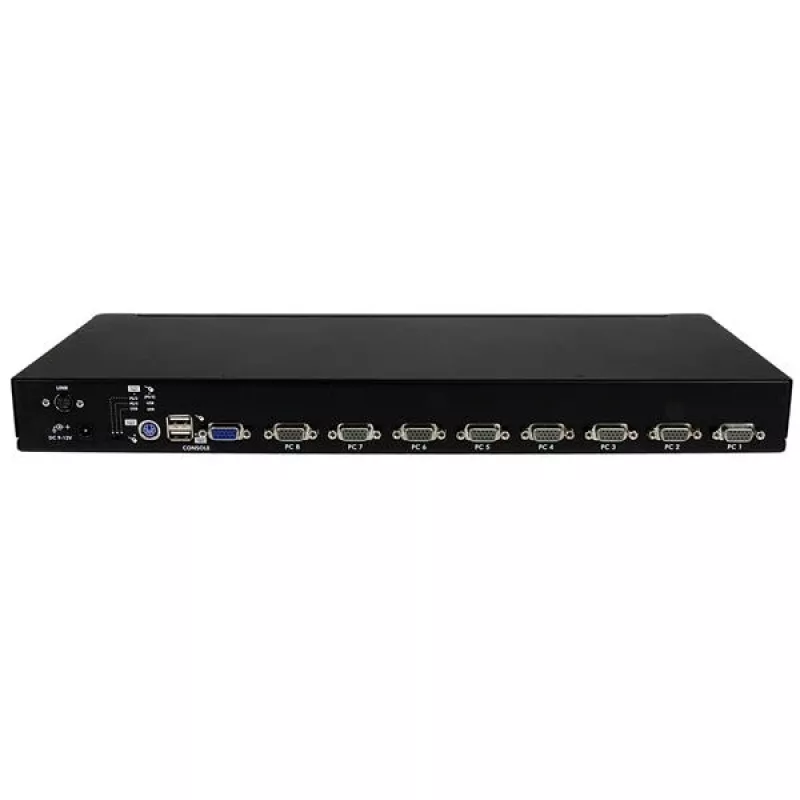 StarTech.com 8 pordiga 1U riiulimonteeritav USB PS/2 KVM-lüliti OSD-ga