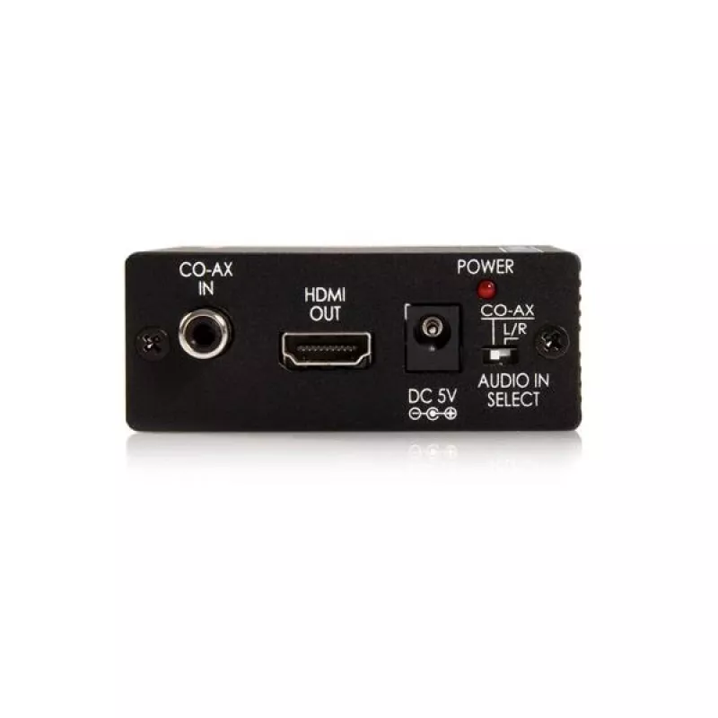 StarTech.com Component to HDMI videomuundur koos heliga, must, RoHS, CE, FCC, 1080p, HDMI, 5 V, 80 mm