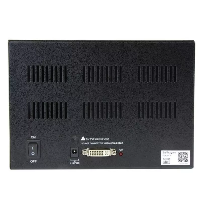 StarTech.com PCI Express 4 pesaga PCI laiendussüsteem, must, CE, FCC, RoHS, 12 V, 3 A, 0 - 55 °C, -40 - 75 °C