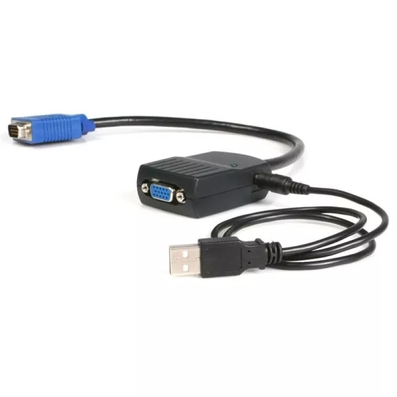 StarTech.com 2-pordiline VGA videosplitter – USB-toitel, VGA, 2x VGA, 2048 x 1536 pikslit, Must, Plastik, 61 m