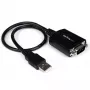 StarTech.com 1,8 m professionaalne USB-jadaliidese adapterkaabel koos COM-säilitusega, USB-RS232 adapter - TAA