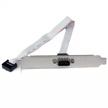 StarTech.com 16in (40cm) 9-pin järjestikport isane kuni 10-pin emaplaadi pesa laiendusplaadi kinnitus