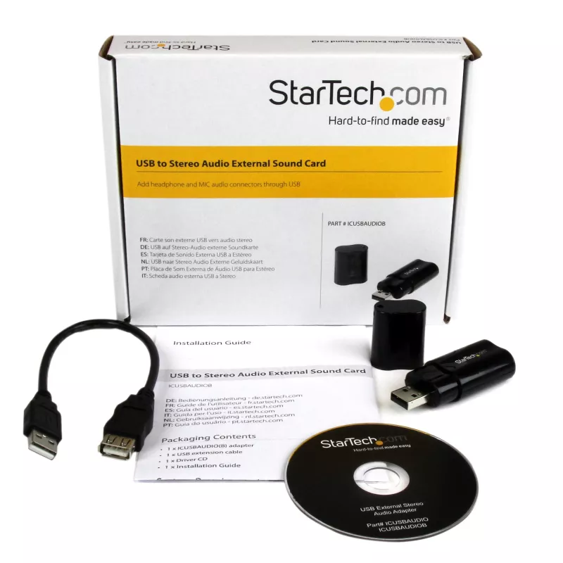 StarTech.com USB-stereoheliadapter väline helikaart