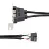 StarTech.com 2 port USB A-pesa madala profiiliga pesaplaadi adapter