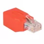 StarTech.com Gigabit Cat 6 Crossover Ethernet Adapter, RJ-45, RJ-45, Punane