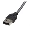 StarTech.com 1,8 m üliõhuke USB VGA 2-in-1 KVM-kaabel, must, VGA, USB A + VGA, isane/isane, 189 g
