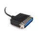 StarTech.com 10 jalga USB-parallelprinteriadapter - M/M, must, Centronics, USB Type-A, 30,5 m, Isane/Isane, CE, RoHS
