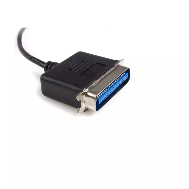 StarTech.com 10 jalga USB-parallelprinteriadapter - M/M, must, Centronics, USB Type-A, 30,5 m, Isane/Isane, CE, RoHS