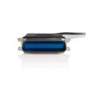 StarTech.com 10 jalga USB-parallelprinteriadapter - M/M, must, Centronics, USB Type-A, 30,5 m, Isane/Isane, CE, RoHS