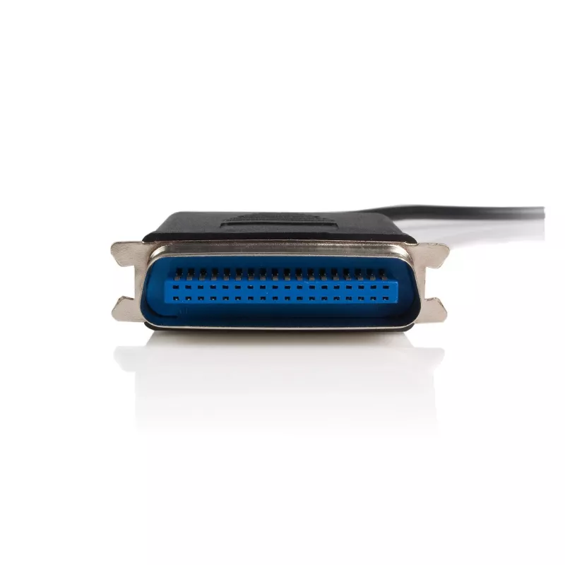 StarTech.com 10 jalga USB-parallelprinteriadapter - M/M, must, Centronics, USB Type-A, 30,5 m, Isane/Isane, CE, RoHS