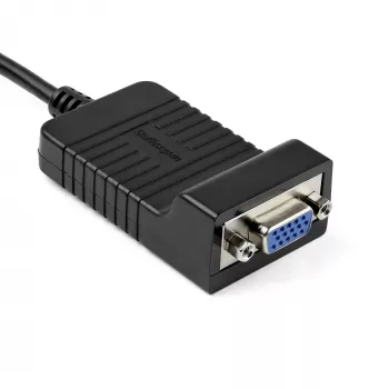 StarTech.com DisplayPort–VGA-adapter – aktiivne DP–VGA-muundur – 1080p-video – vastupidav – DP/DP++-allika ühendamine VGA-kuvari kaabeladapteri dongliga – DP 1.2–VGA – lukustuv DP-pistik