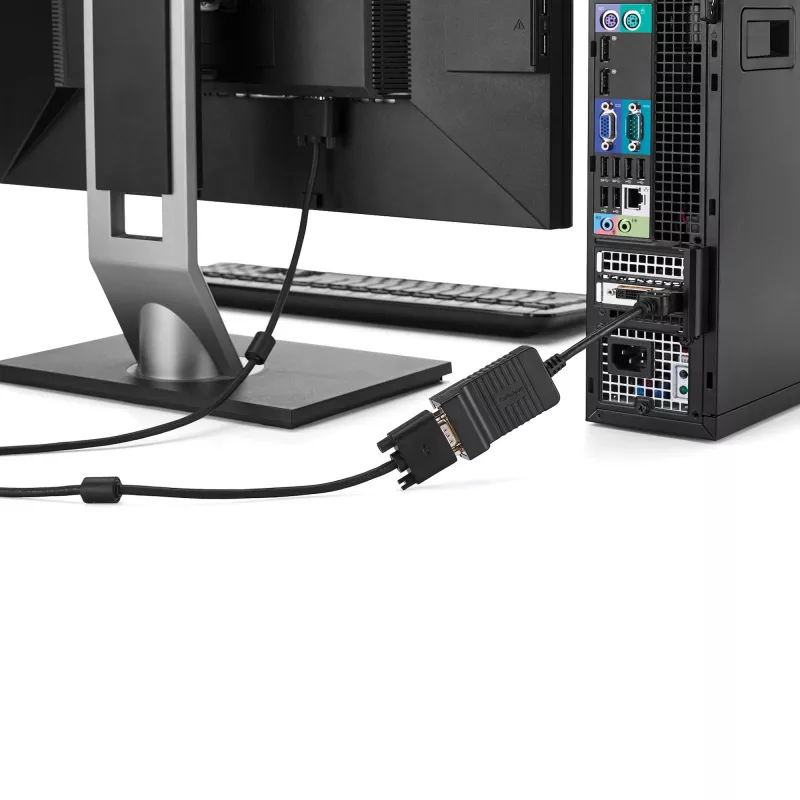 StarTech.com DisplayPort–VGA-adapter – aktiivne DP–VGA-muundur – 1080p-video – vastupidav – DP/DP++-allika ühendamine VGA-kuvari kaabeladapteri dongliga – DP 1.2–VGA – lukustuv DP-pistik