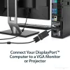 StarTech.com DisplayPort–VGA-adapter – aktiivne DP–VGA-muundur – 1080p-video – vastupidav – DP/DP++-allika ühendamine VGA-kuvari kaabeladapteri dongliga – DP 1.2–VGA – lukustuv DP-pistik