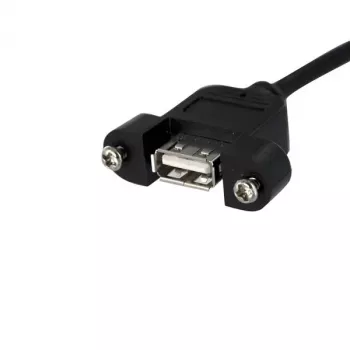 StarTech.com 1 ft paneelmonteeritav USB-kaabel - USB A emaplaadi päisekaablile F/F