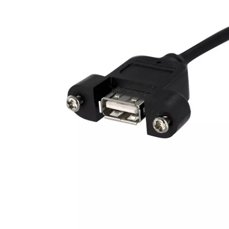 StarTech.com 1 ft paneelmonteeritav USB-kaabel - USB A emaplaadi päisekaablile F/F