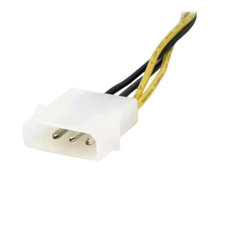 StarTech.com 6-tolline 4-kontaktiline 8-kontaktilisele EPS-toiteadapter koos LP4-ga - F/M