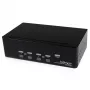 StarTech.com 4-pordiline kahe DVI-ga USB KVM-lüliti heli ja USB 2.0 jaoturiga