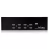 StarTech.com 4-pordiline kahe DVI-ga USB KVM-lüliti heli ja USB 2.0 jaoturiga