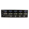 StarTech.com 4-pordiline DVI-VGA topeltmonitori KVM-lüliti USB-ga, heli ja USB 2.0 jaoturiga