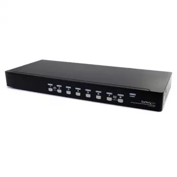 StarTech.com 8-pordiline raamile paigaldatav USB VGA KVM-lüliti heliga (helikaablid kaasas)