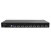 StarTech.com 8-pordiline 1U rackimisse paigaldatav USB KVM-lüliti koos OSD-ga, 1920 x 1440 pikslit, rackimisse paigaldatav, 1U, must