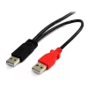 StarTech.com 6 jala pikkune USB Y-kaabel välisele kõvakettale – USB A mini-B-le