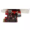 StarTech.com 2-pordiline PCI Express SuperSpeed USB 3.0 kaart UASP-toega – 1 sisemine, 1 väline