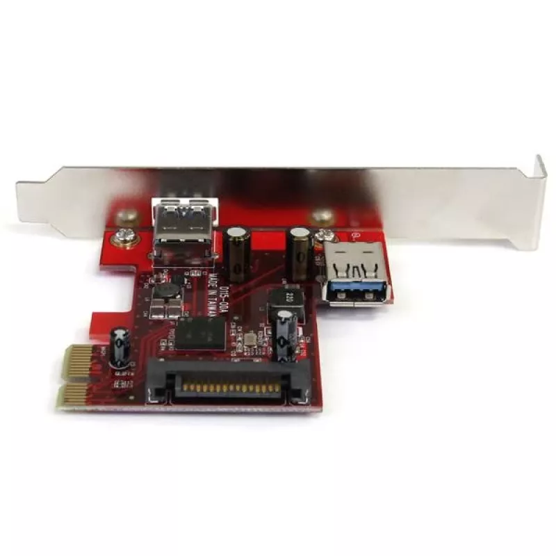 StarTech.com 2-pordiline PCI Express SuperSpeed USB 3.0 kaart UASP-toega – 1 sisemine, 1 väline