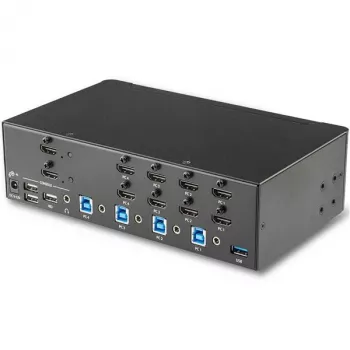 StarTech.com 4-pordiline HDMI KVM-lüliti – 4K 30 Hz – kaks ekraani