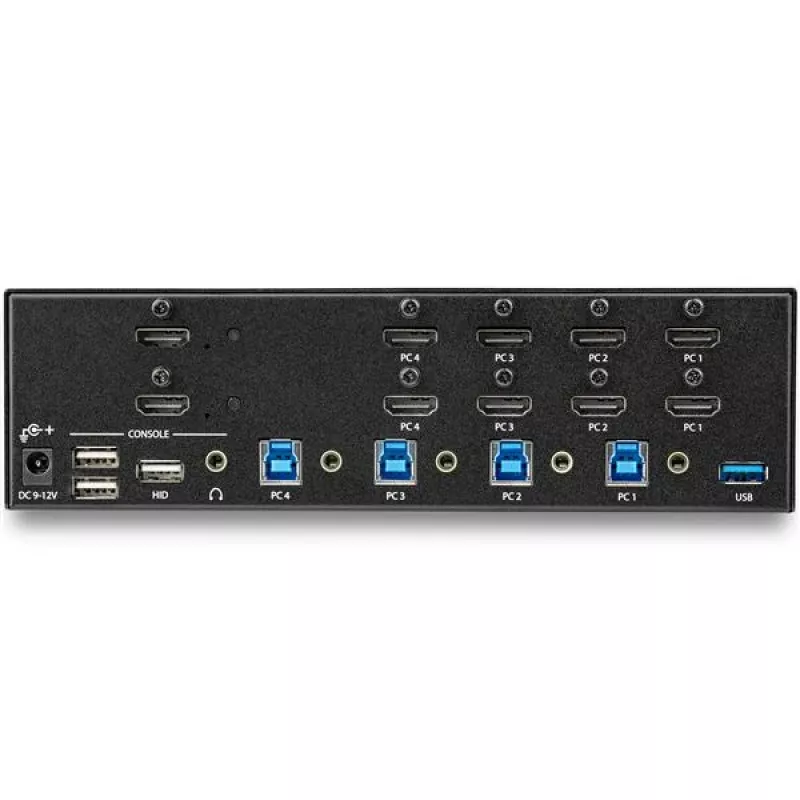 StarTech.com 4-pordiline HDMI KVM-lüliti – 4K 30 Hz – kaks ekraani