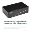 StarTech.com 4-pordiline HDMI KVM-lüliti – 4K 30 Hz – kaks ekraani