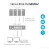 StarTech.com 4-pordiline HDMI KVM-lüliti – 4K 30 Hz – kaks ekraani