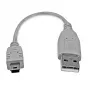 StarTech.com 6in Mini USB 2.0 kaabel - A Mini B-le, 0,152 m, USB A, Mini-USB B, USB 2.0, Isane/Isane, Hall
