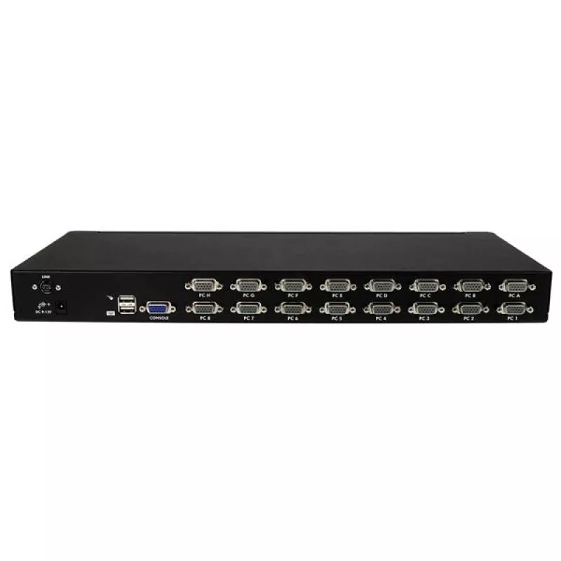 StarTech.com 16 pordiga 1U rack-monteeritav USB KVM-lüliti komplekt ekraanimenüü ja kaablitega