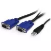 StarTech.com 16 pordiga 1U rack-monteeritav USB KVM-lüliti komplekt ekraanimenüü ja kaablitega